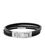 Miniaturbild: Fossil - Herren Armband - Multi-Strand Steel and Black Leather Bracelet