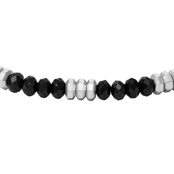 Miniaturbild: Fossil - Armband All Stacked Up Beads Achat schwarz
