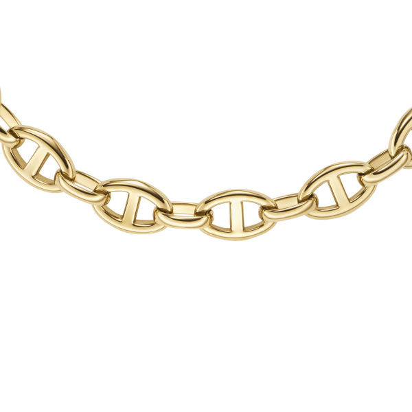 Miniaturbild: Fossil - Ankerkette Heritage D-Link Edelstahl goldfarben