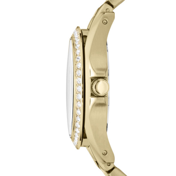 Miniaturbild: Fossil - Damenuhr Riley Edelstahl Gold