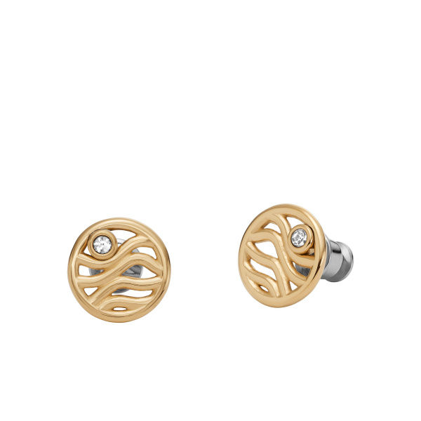 Miniaturbild: Skagen - Ohrstecker Kariana Wave Edelstahl goldfarben