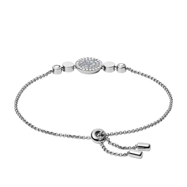 Miniaturbild: Fossil - Armband Mosaic Disc Perlmutt blau