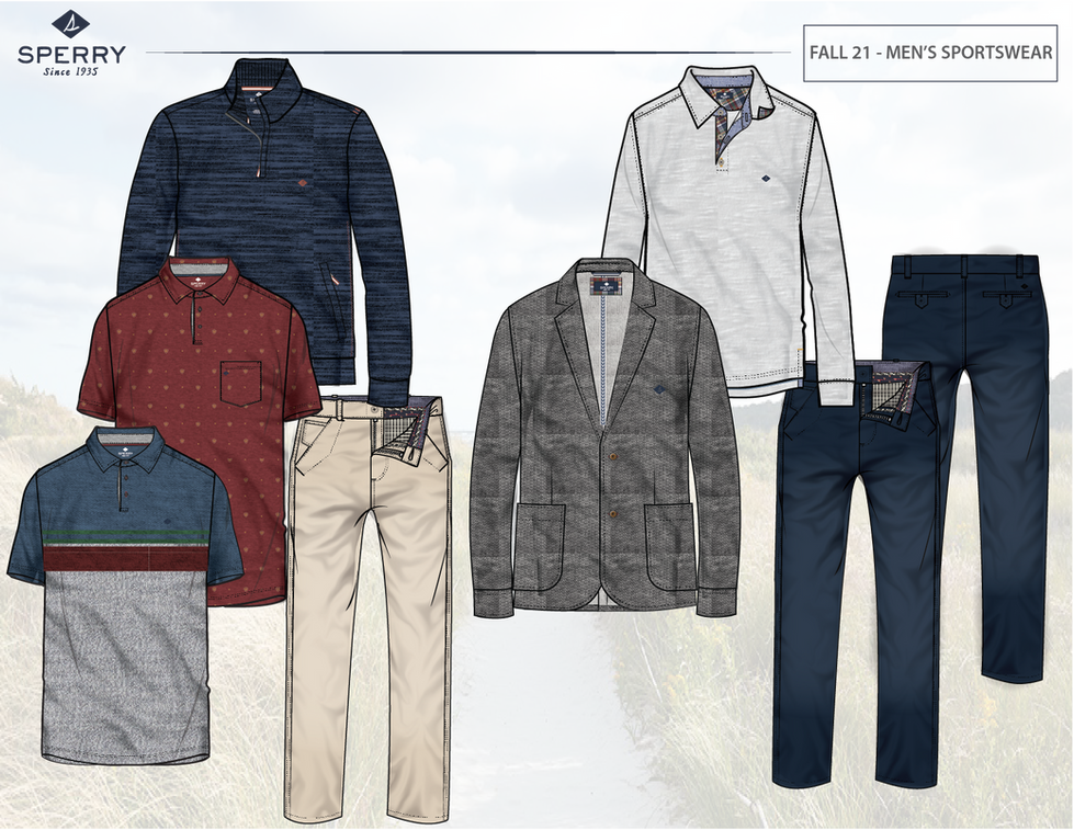 AW20 Sperry Mens Sportswear Collection
