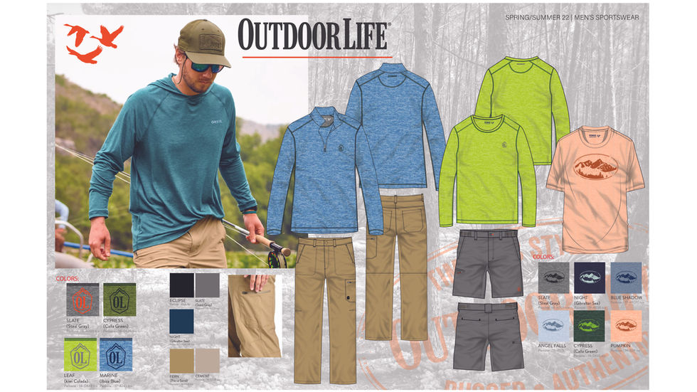 SS22 MENS OUTDOOR SPORTS WEAR APPAREL
