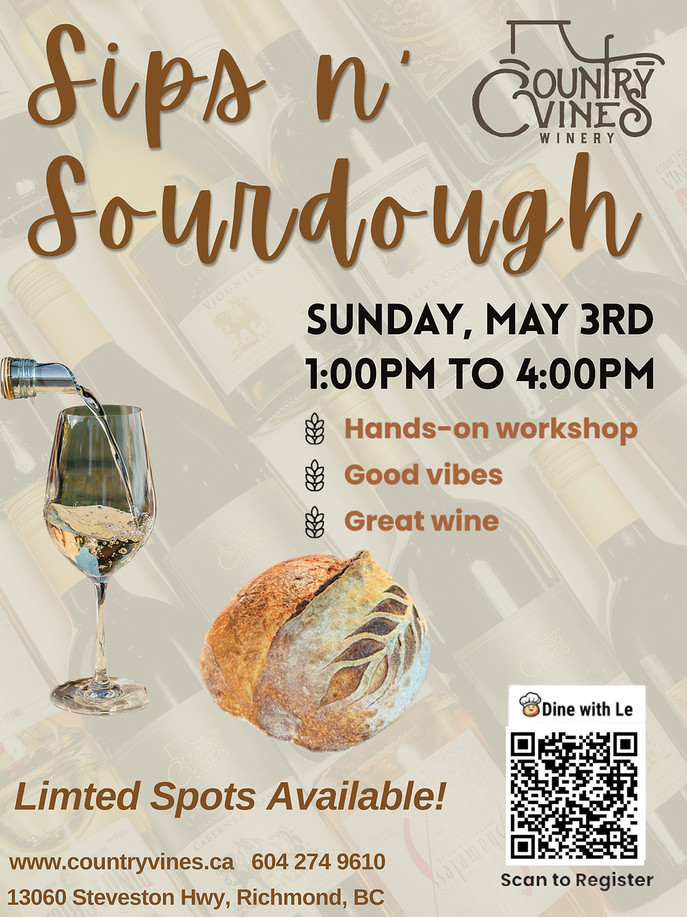 🍷 Sips n’ Sourdough: A Bubbling Good Time 🍞