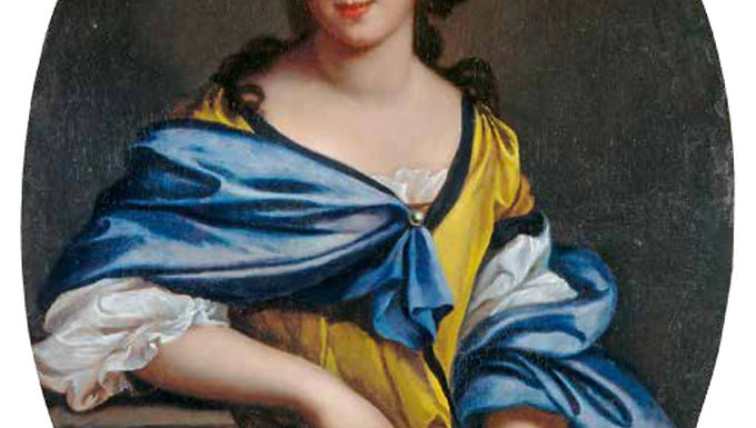 Elisabeth Sophie Chéron, Self-Portrait (1672). Oil on canvas, 88 x 73 cm. Musée du Louvre, France.