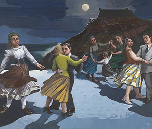 Paula Rego, The Dance (1988). Acrylic paint on paper on canvas, 212.6 x 274 cm. Tate, U.K.