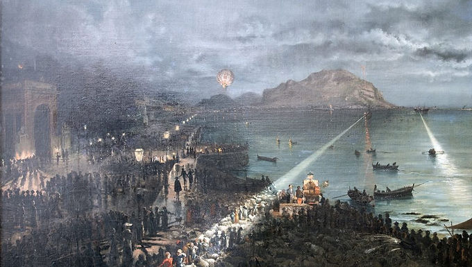 Kiyohara Tama, The Night of the Feast of Ascension (La Notte dell’Ascensione) (1891). 