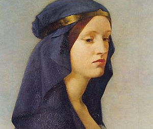 Joanna Mary Boyce, Elgiva (1855). Oil on canvas, dimensions unknown. Private collection.