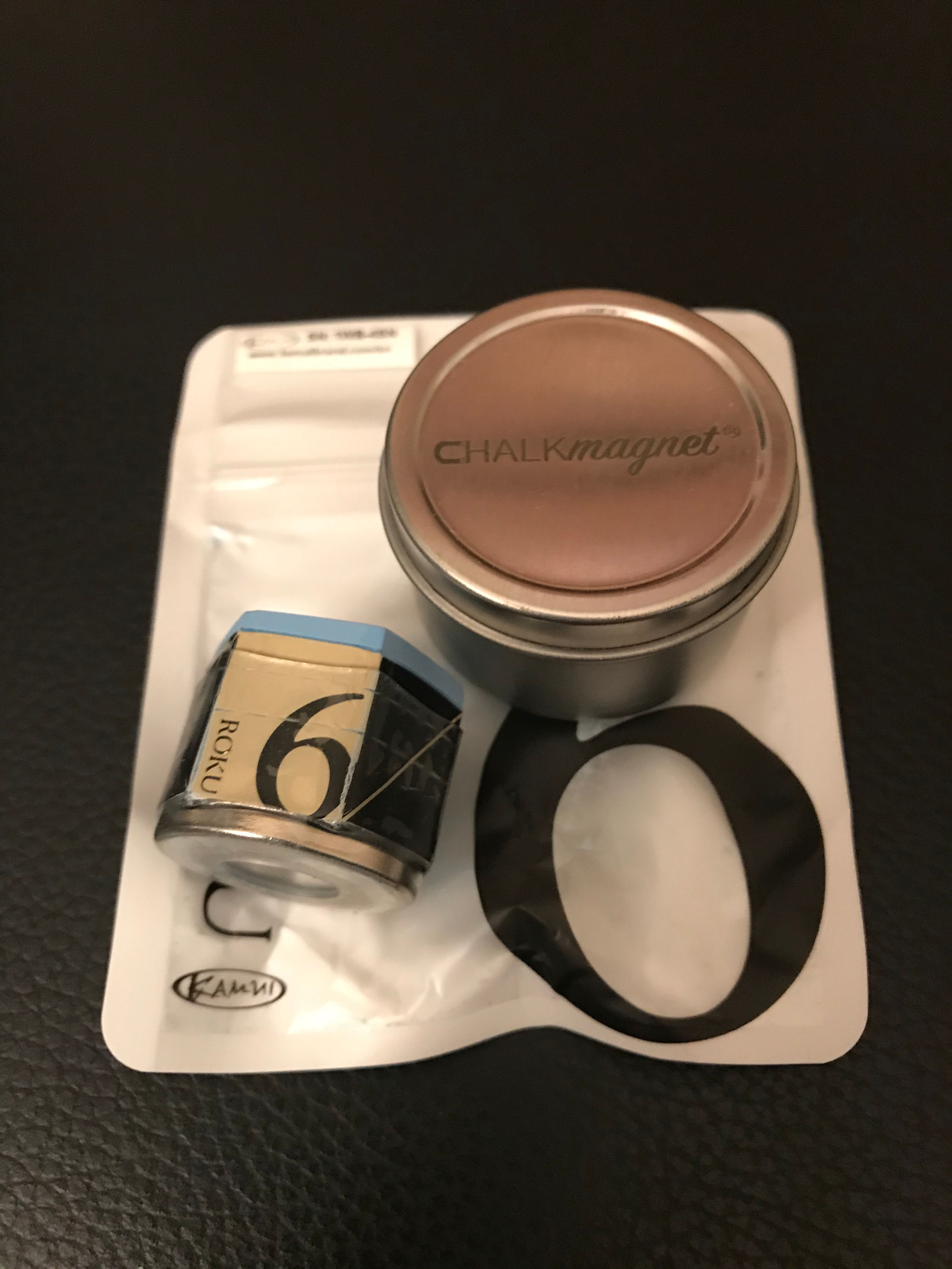 "Receiver-Ready" Kamui® Roku 6 Sky Blue Chalk & Chalk Tin