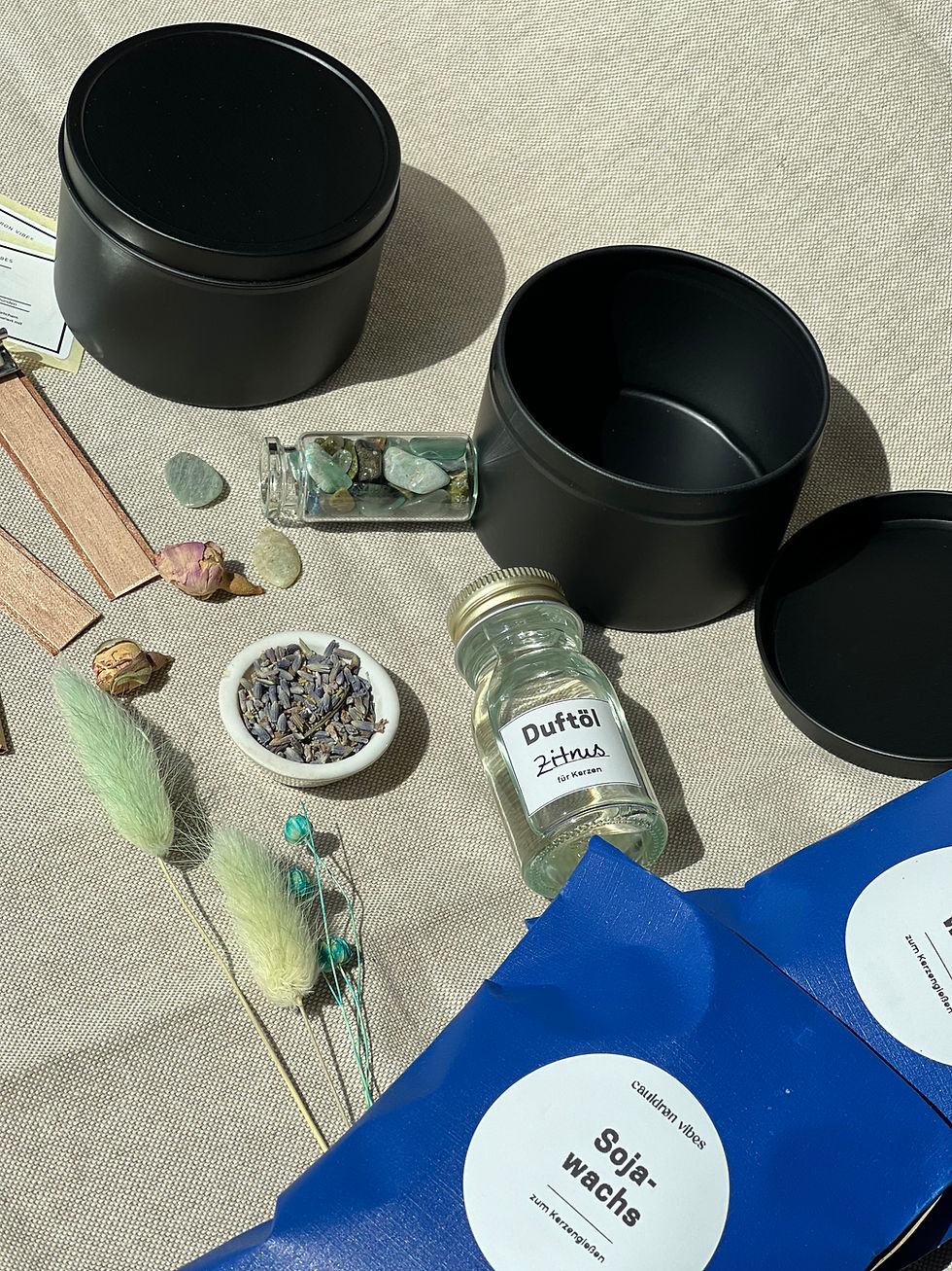 Miniaturbild: DIY Kerzen Set in grün
