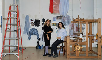 Constanca and Marie at the Loom, Lucas Bourgine, 2025.jpg