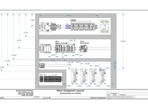 Control Panel Design (AutoCAD & E-Plan)