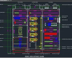 Food and Beverage Control Panel Design