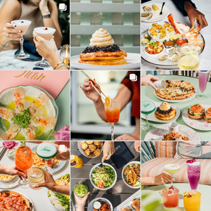 Mood board for restaurant photoshoot
