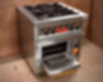Thumbnail: Four Burner Cooking Range with Oven