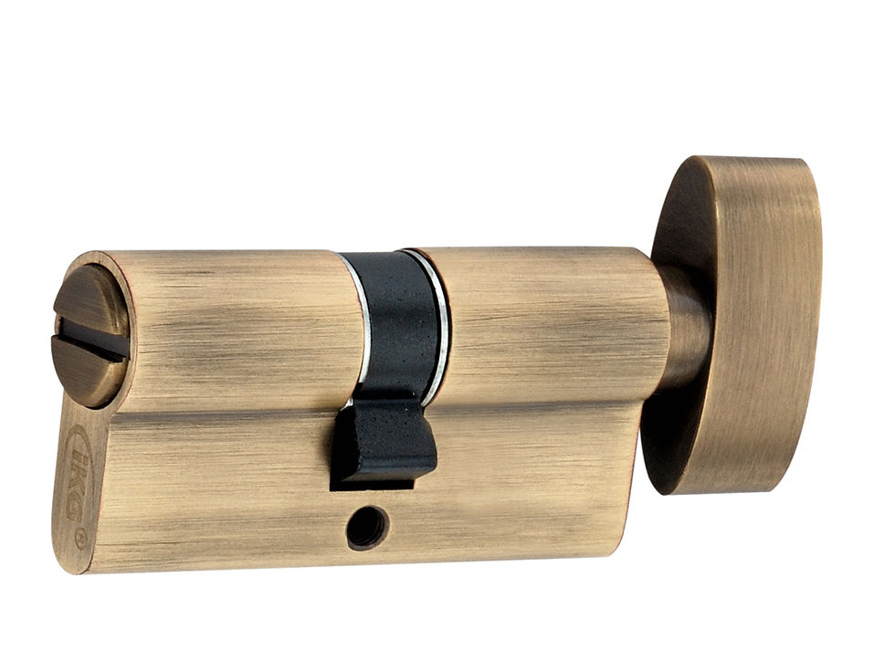 Thumbnail: IMH-101 Mortise Handle Set on 8" Plate with IML-05E Lock Body & IMC-01E Cylinder