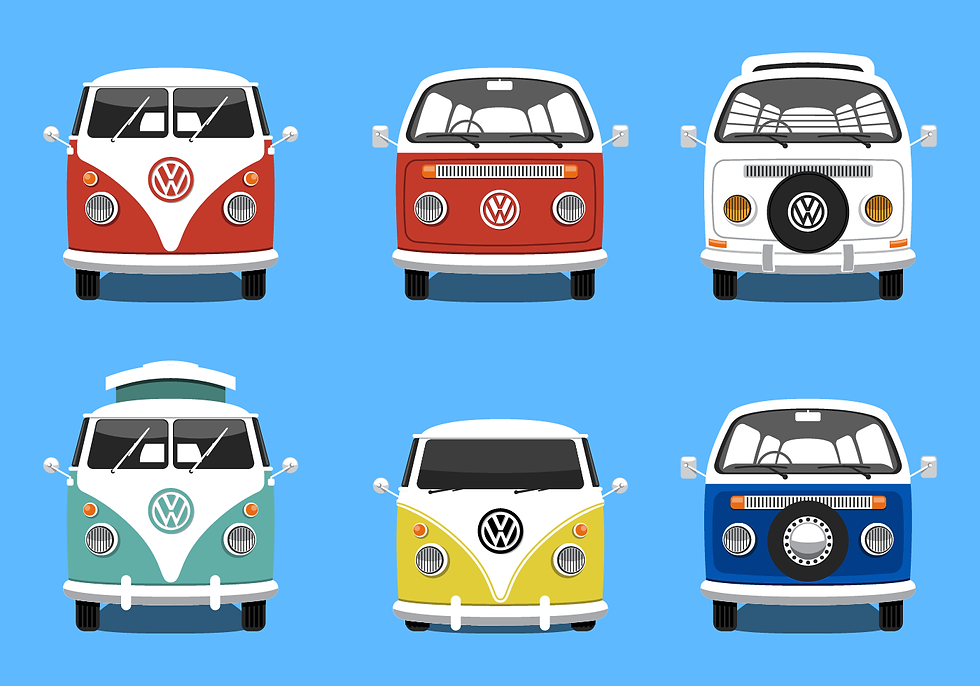 VW CAMPER ART PRINT