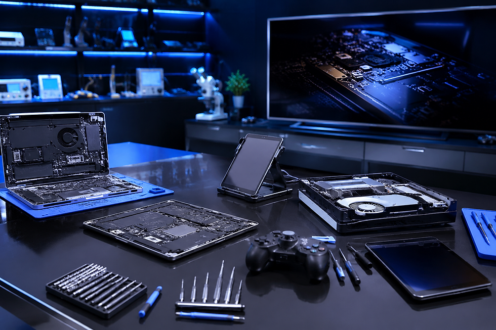 Professional electronics repair services in Albany GA including laptop smartphone and game console repair