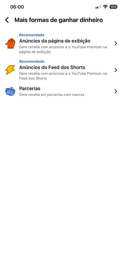 Um dos canais monetizados por nós
