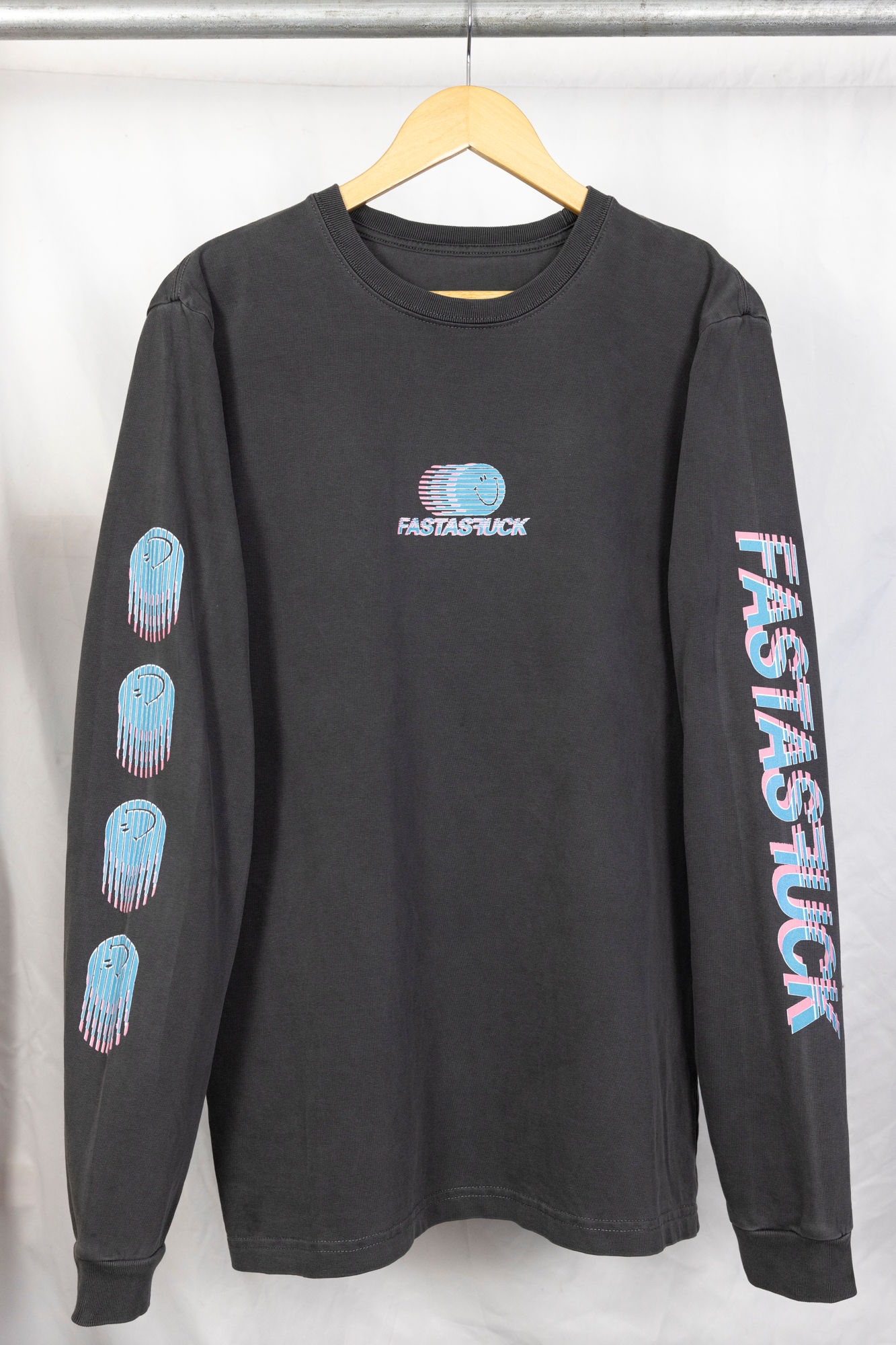 Fast Happy Flying Ball Face - Longsleeve