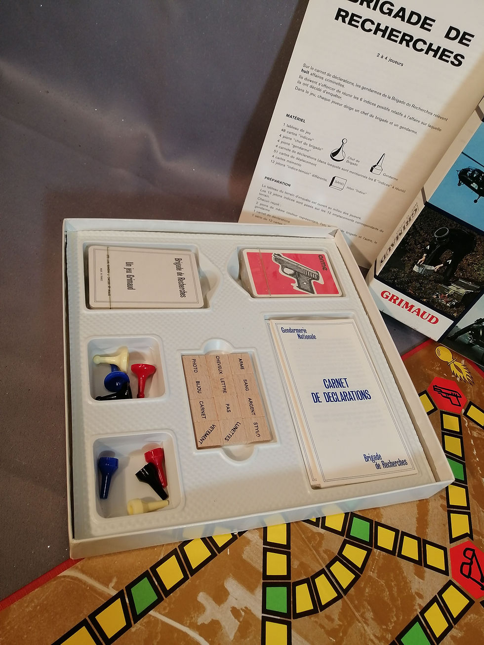 Miniature : Jeu de société "Brigade de recherches" 1981