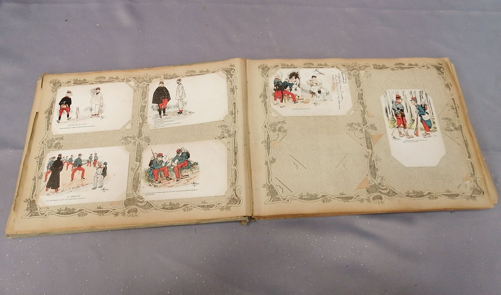 Miniature : Album cartes postales début 1900