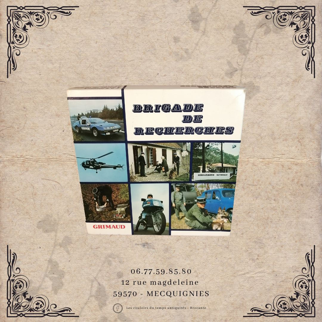 Jeu de société "Brigade de recherches" 1981