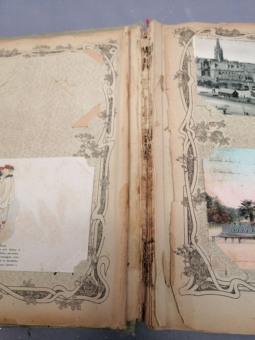 Miniature : Album cartes postales début 1900