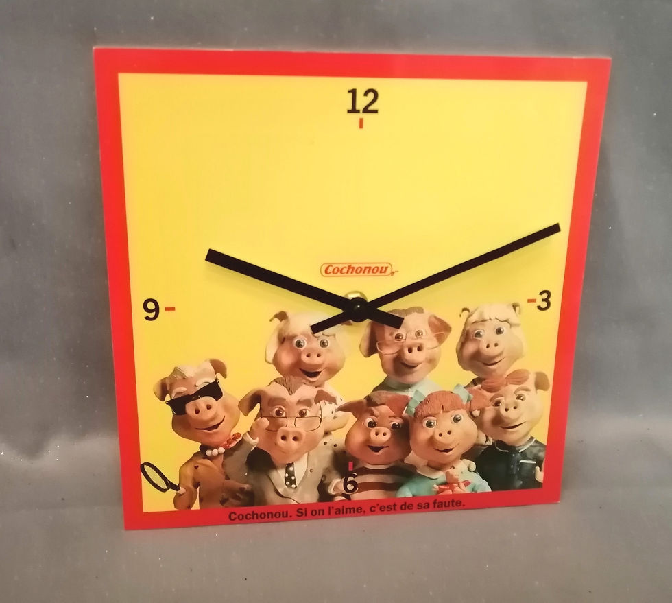 Miniature : Horloge Cochonou