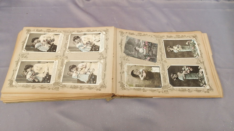 Miniature : Album cartes postales début 1900