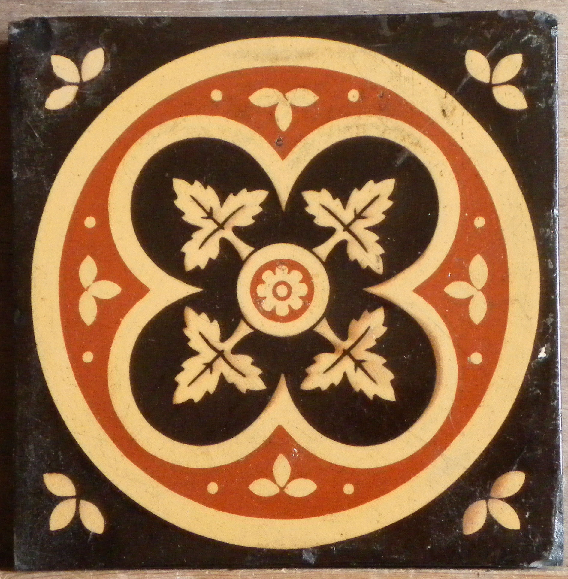 Classic Pugin floral cross