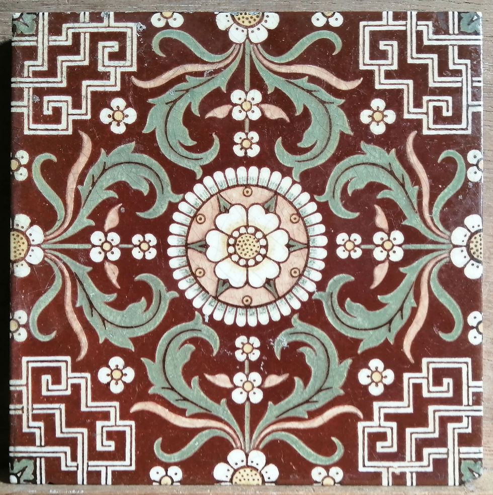 Floral pattern with Chinese elements