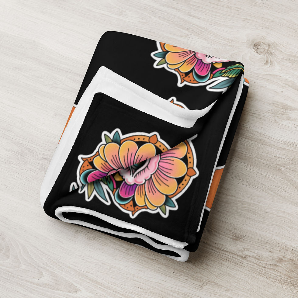 Thumbnail: Stay Strange Custom Design Throw Blanket