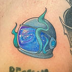 Get What You Get Space Helmet tattoo