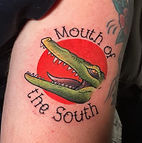 Get What You Get Mouth of the South tattoo