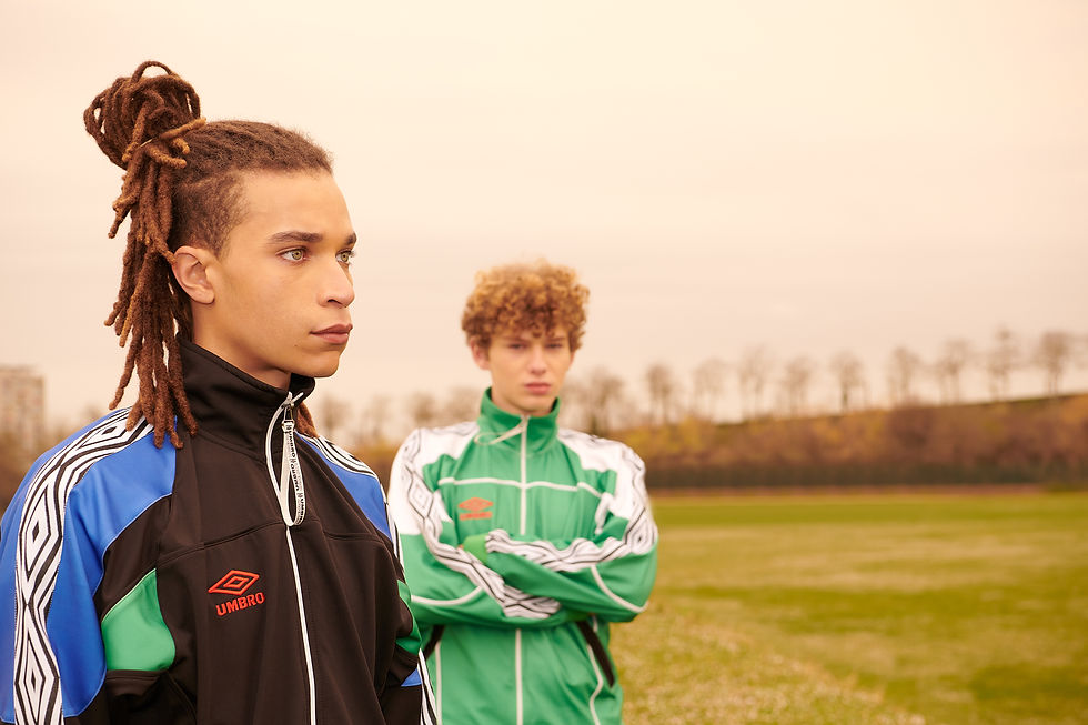 Umbro France, lifestyle, lookbook collection ss22 " our game lives beyond the pitch"