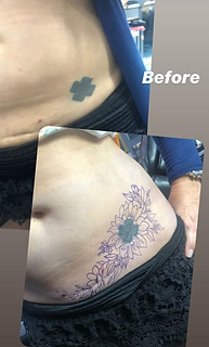Before picture of tattoo cover up