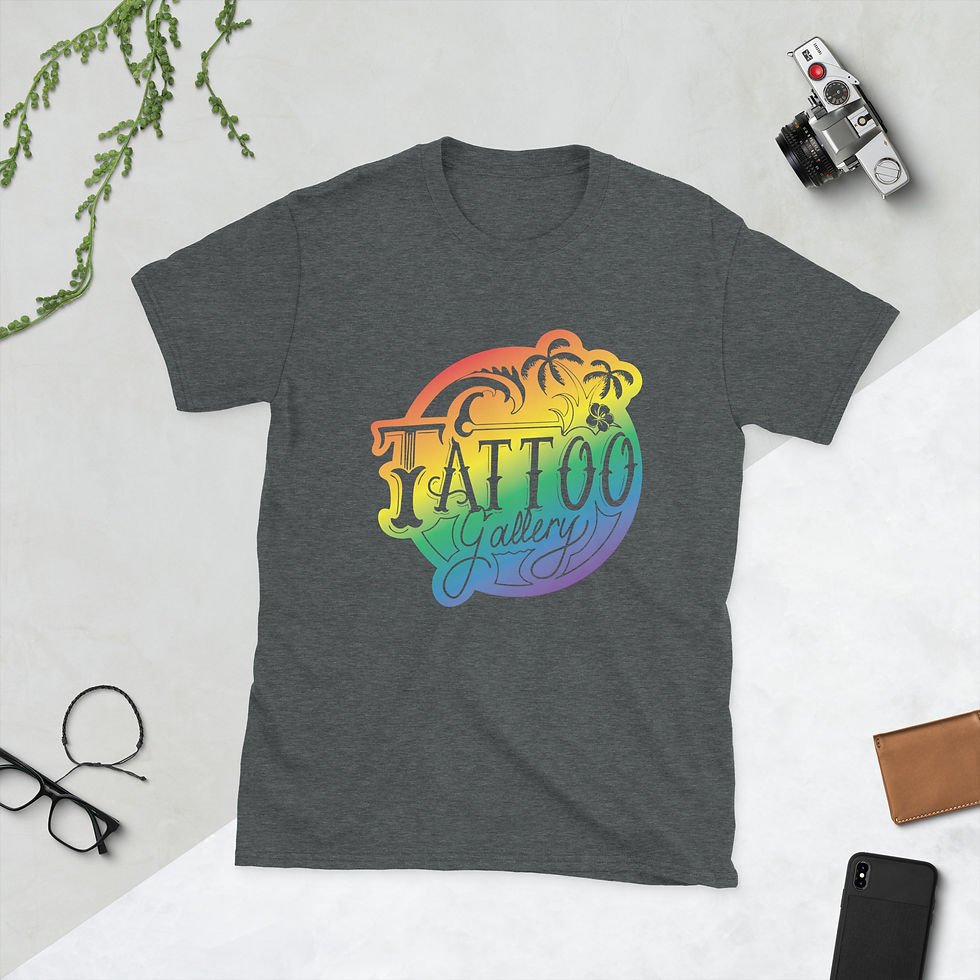 Thumbnail: The Tattoo Gallery of Ocala OG Pride Logo Short-Sleeve Unisex T-Shirt