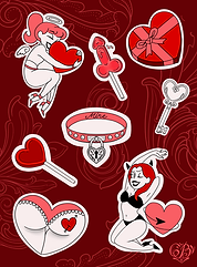 Custom flash created by Ocala Florida tattoo apprentice Beenie for The Tattoo Gallery and Stranger Flowers Yet Tattoo Friday the 13th flash event, Love it or Lust it.