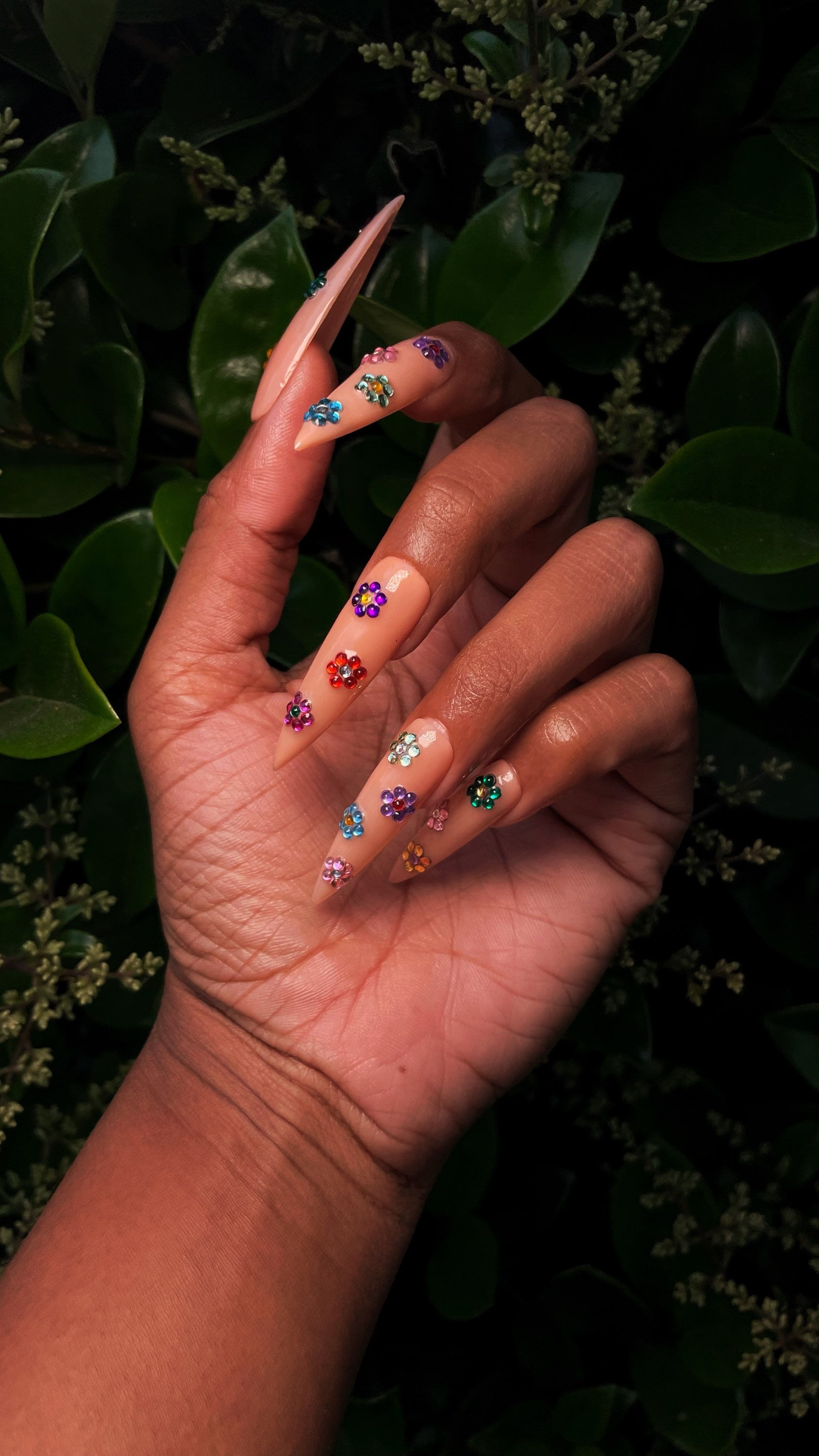 Flower Power Nails