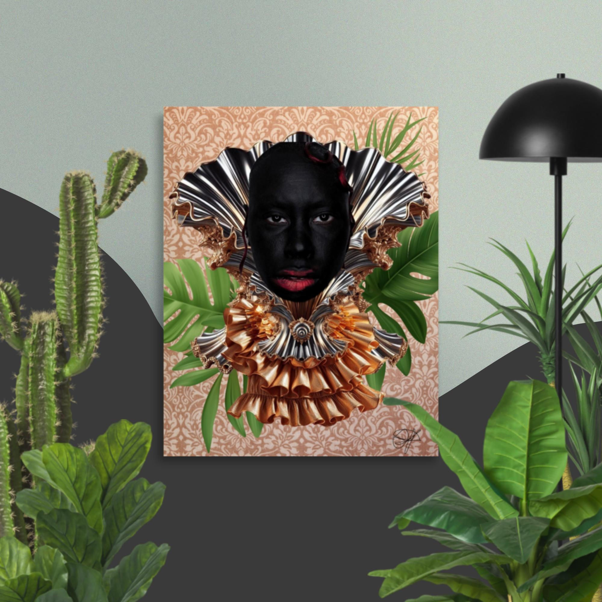 Melanin Guilded Series Print