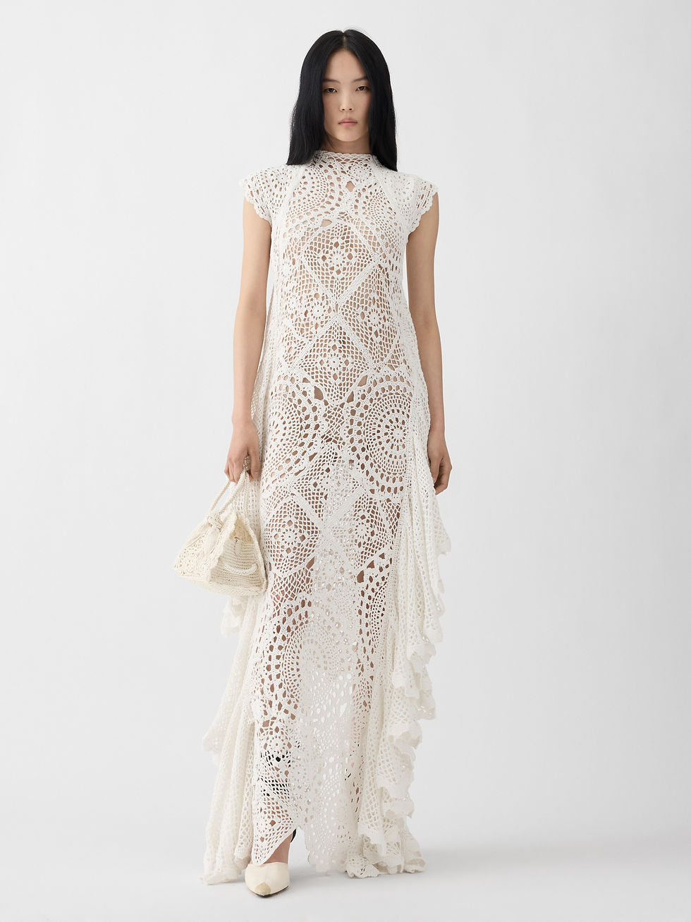 JACQUEMUS The handmade Napperon dress