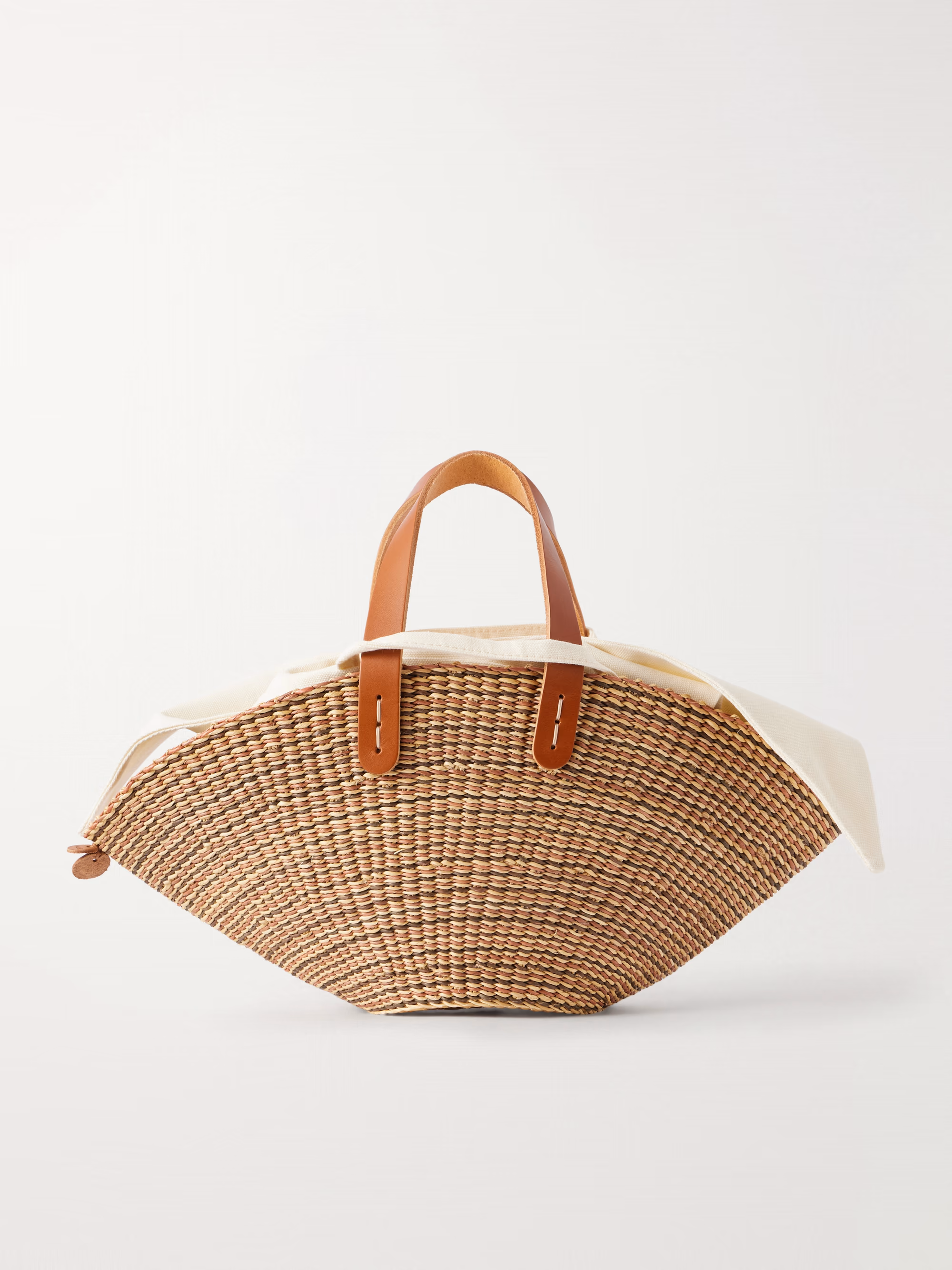 MUUÑ (Sophia mini raffia tote)