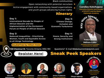 Uniting Diplomacy and Diversity: The Black Diplomats Global Summit in Downtown Toronto