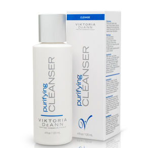 Viktoria De’Ann Purifying Cleanser gently removes makeup and impurities, supports hydration, and reveals smoother, refreshed, and healthier-looking skin.