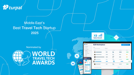 Turpal - Middle East's best travel tech startup 2025 - award nomination