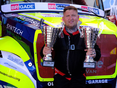 Biofuel truck racing champion