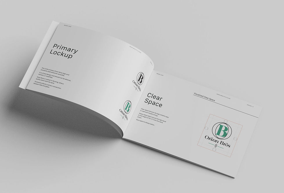 Brand Guidelines for Orson Bros