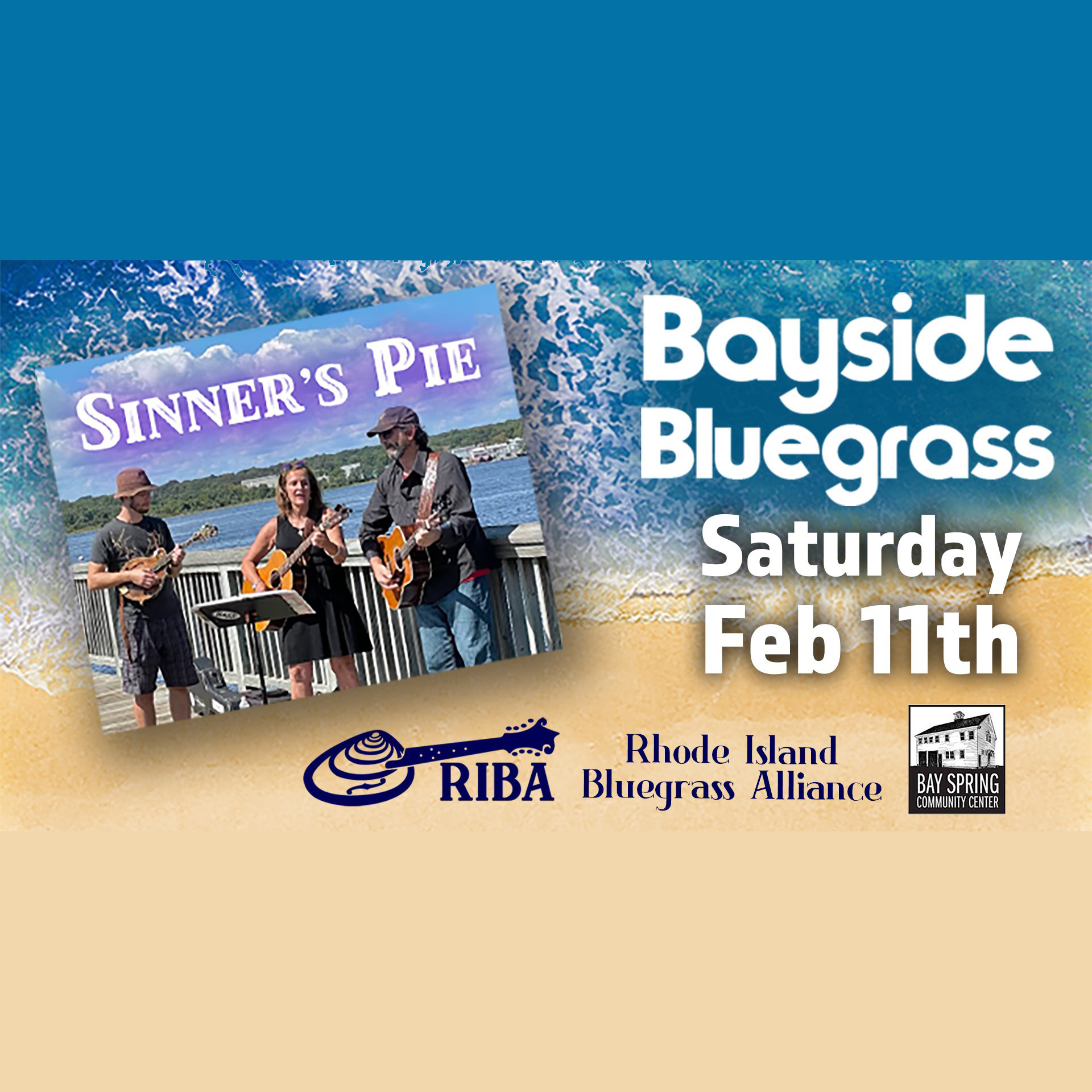 Sinners Pie Bayside Bluegrass concert Rhode Island Bluegra